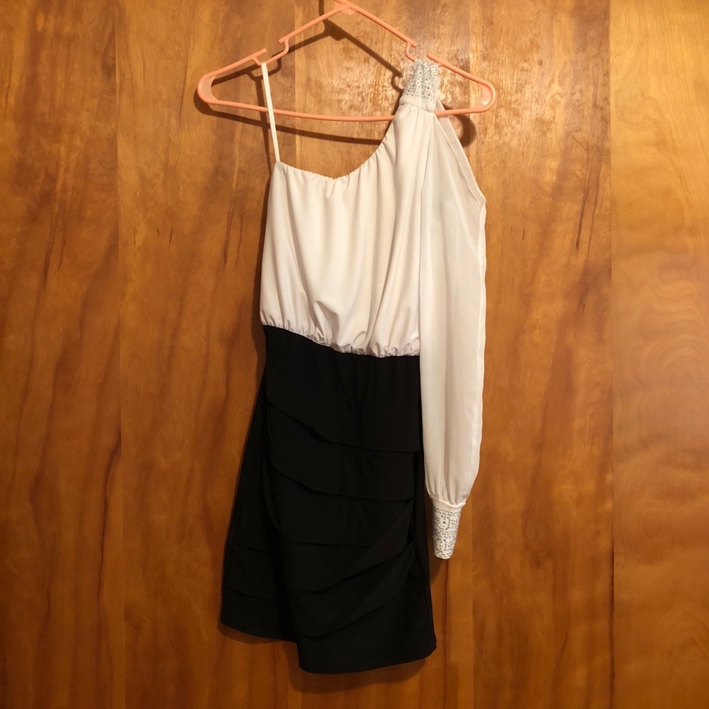 Black and White Dress